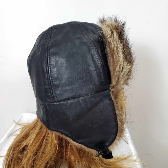 Vintage made in Canada Style aviator Fur Hat - Picture 5 of 11